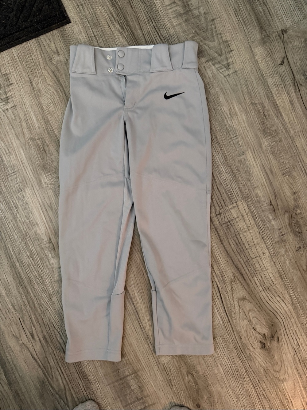 Nike Kids Gray Baseball Pants